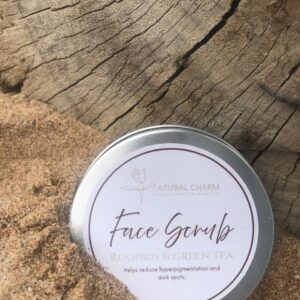 “Natural Charm botanical face scrub for gentle exfoliation” “herbal face scrub with plant extracts Natural Charm”