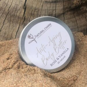 “Natural Charm rich botanical body butter” “organic body butter for dry skin Natural Charm”
